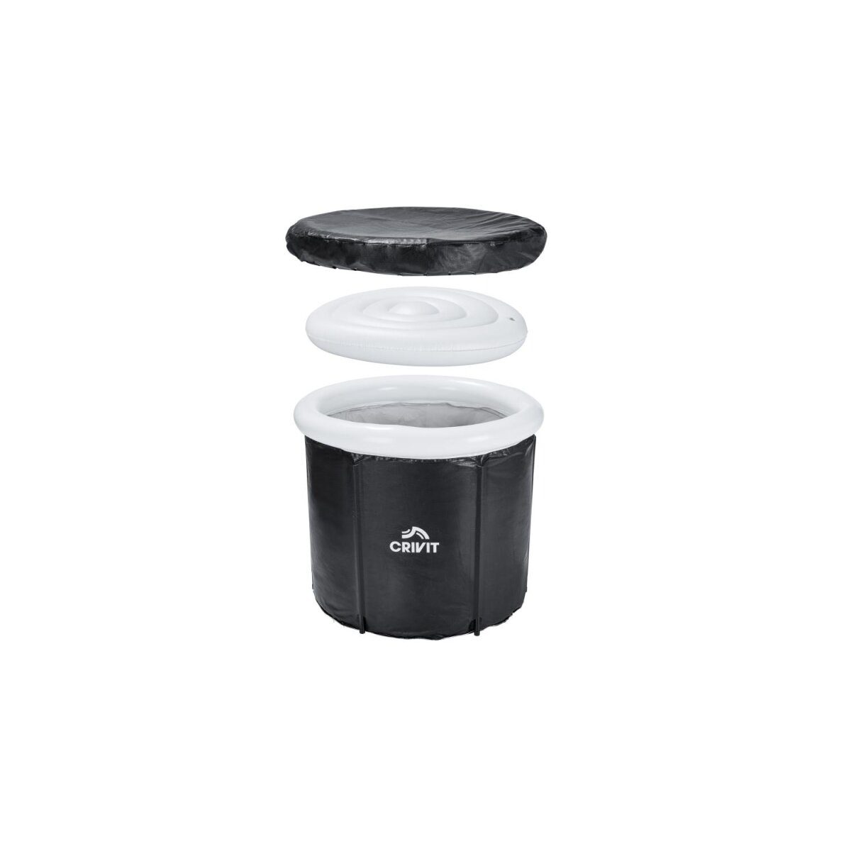 Tonneau de bain de glace CRIVIT, avec couvercle thermique