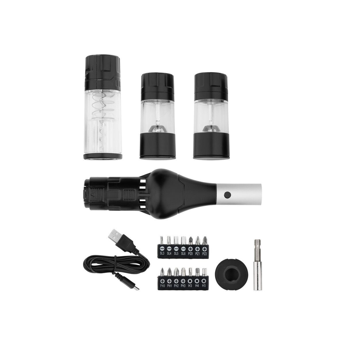 PARKSIDE® 4 V Akkuschrauber-Set »PAS 4 D7«, mit 4 BBQ-Aufsätzen
