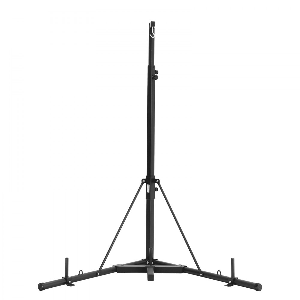 Bokszakstandaard, bokszakhouder, trainingsapparaat van staal (65 kg draagvermogen), in hoogte verstelbaar, vrijstaand zandzakframe, standaard met verzwaarde voet, trainingsapparaat voor de sportschool Bokszakstandaard, bokszakhouder, trainingsapparaat van staal (65 kg draagvermogen), in hoogte verstelbaar, vrijstaand zandzakframe, standaard met verzwaarde voet, trainingsapparaat voor de sportschool