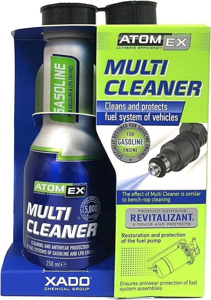 XADO Multi Cleaner PB mit REVITALISIERUNG, reinigt Einspritzdüsen, Pumpen, Benzinventile
