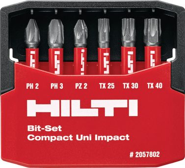 Hilti bitset diamant-slagmoersleutelbladen S-BS (IMP) Bitset S-BSC+ UNI 50/2" IMP