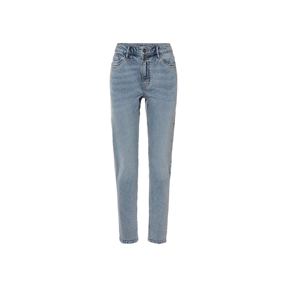 Jean femme esmara®, coupe droite, hauteur de taille normale