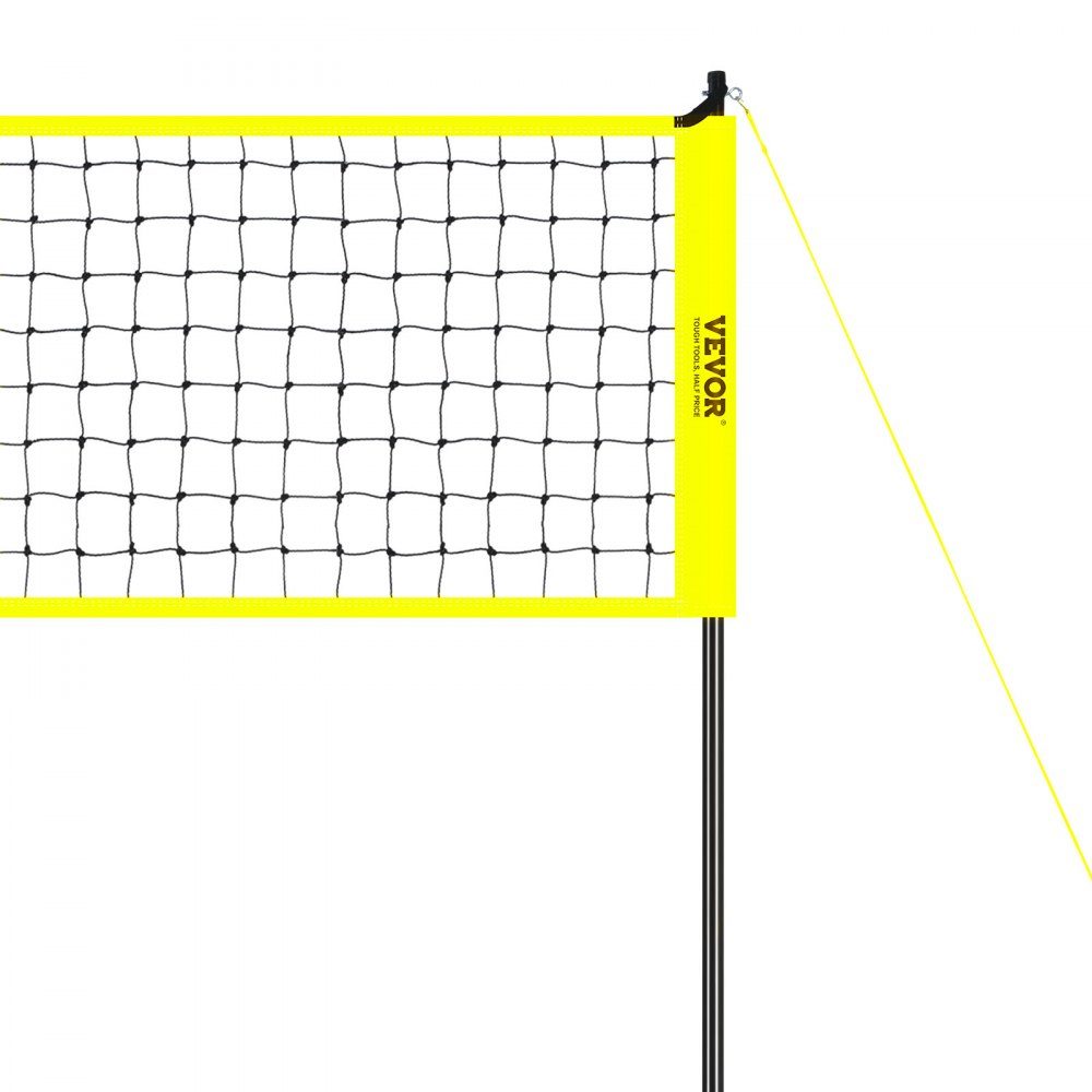 Volleyball Net Height Adjustable Volleyball Net Set, Portable Beach Volleyball Net, Outdoor Volleyball Net, Foldable Volleyball Net with Volleyball and Carry Bag, for Garden, Beach, Lawn, etc