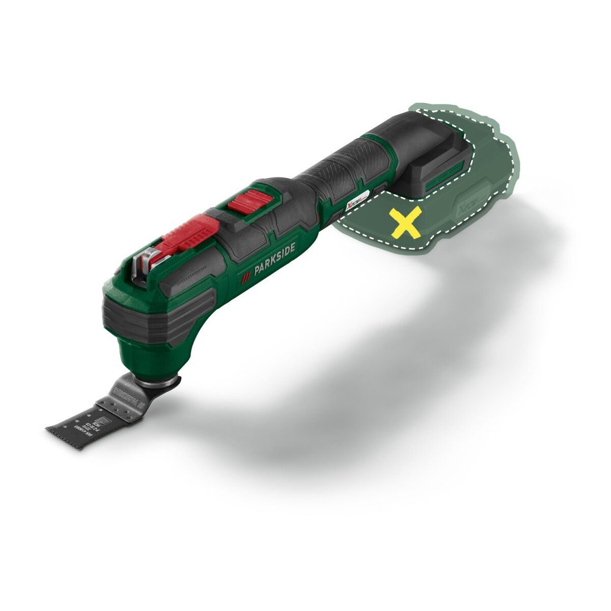 PARKSIDE 20 V accu-multifunctioneel gereedschap PAMFW 20 Li C3 (zonder accu en oplader)