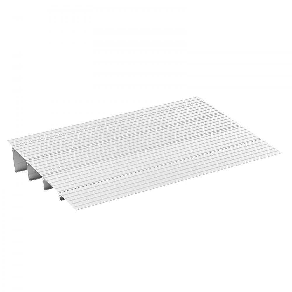 Rampe de seuil de porte 550 x 865 x 115 mm Rampe de fauteuil roulant en alliage d'aluminium avec capacité de charge de 360 ​​kg Rampe de trottoir pour escaliers de maison pour fauteuils roulants, scooters, marcheurs, vélos, tricycles