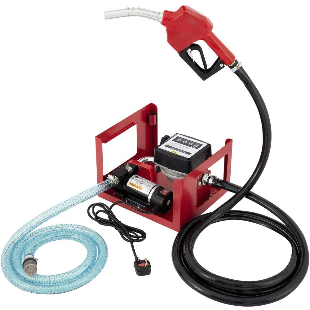 Dieselpomp stookoliepomp 40L, 155W zelfaanzuigende oliepomp, 2800 tpm motortoerental oliezuigpomp zelfaanzuigend, 20kg diesel transferpomp, meter automatische pomp voor biobrandstof – Artikelnr. HT-22259