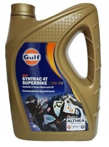 Gulf Syntrack 4T Superbike motorolie 4 l 10W-50