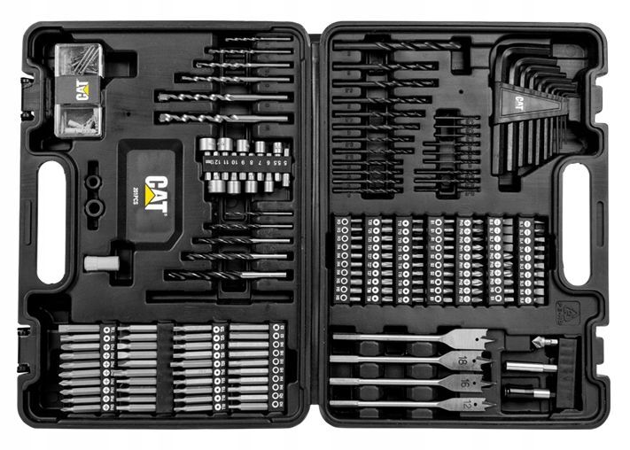 Jeu d'accessoires CAT DA01903 Jeu de forets 201 pièces dans un coffret Jeu d'accessoires CAT DA01903 Jeu de forets 201 pièces dans un coffret
