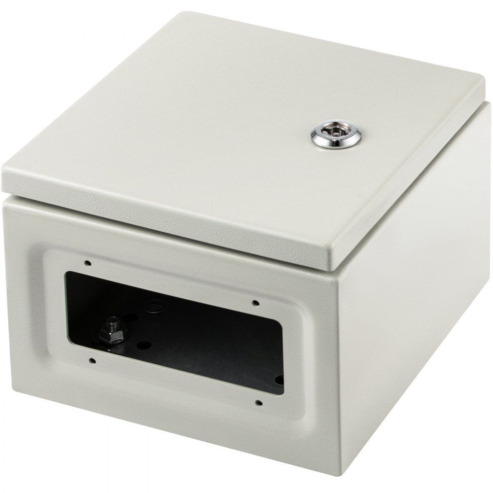 Steel electrical box, electrical enclosure, 20x20x15 cm, carbon steel, IP65