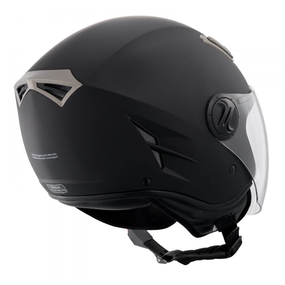 Motorradhelm Motocross-Helme 3/4 Gesichtsgröße L, Helme aus ABS mit Wechselgläsern, ECE-geprüfter komfortabler Motocross-Helm, für Jugendliche & Erwachsene schwarz Motorradhelm Motocross-Helme 3/4 Gesichtsgröße L, Helme aus ABS mit Wechselgläsern, ECE-geprüfter komfortabler Motocross-Helm, für Jugendliche & Erwachsene schwarz