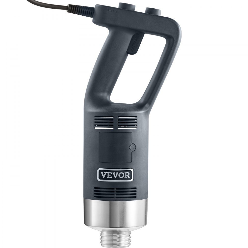 Mixeur à purée mixeur plongeant électrique 500 W, mixeur haute performance réglable 4000-18000 tr/min, mixeur plongeant polyvalent en acier inoxydable tige d'agitation amovible de 855 mm, comprenant crochet mural et tête de couteau de rechange