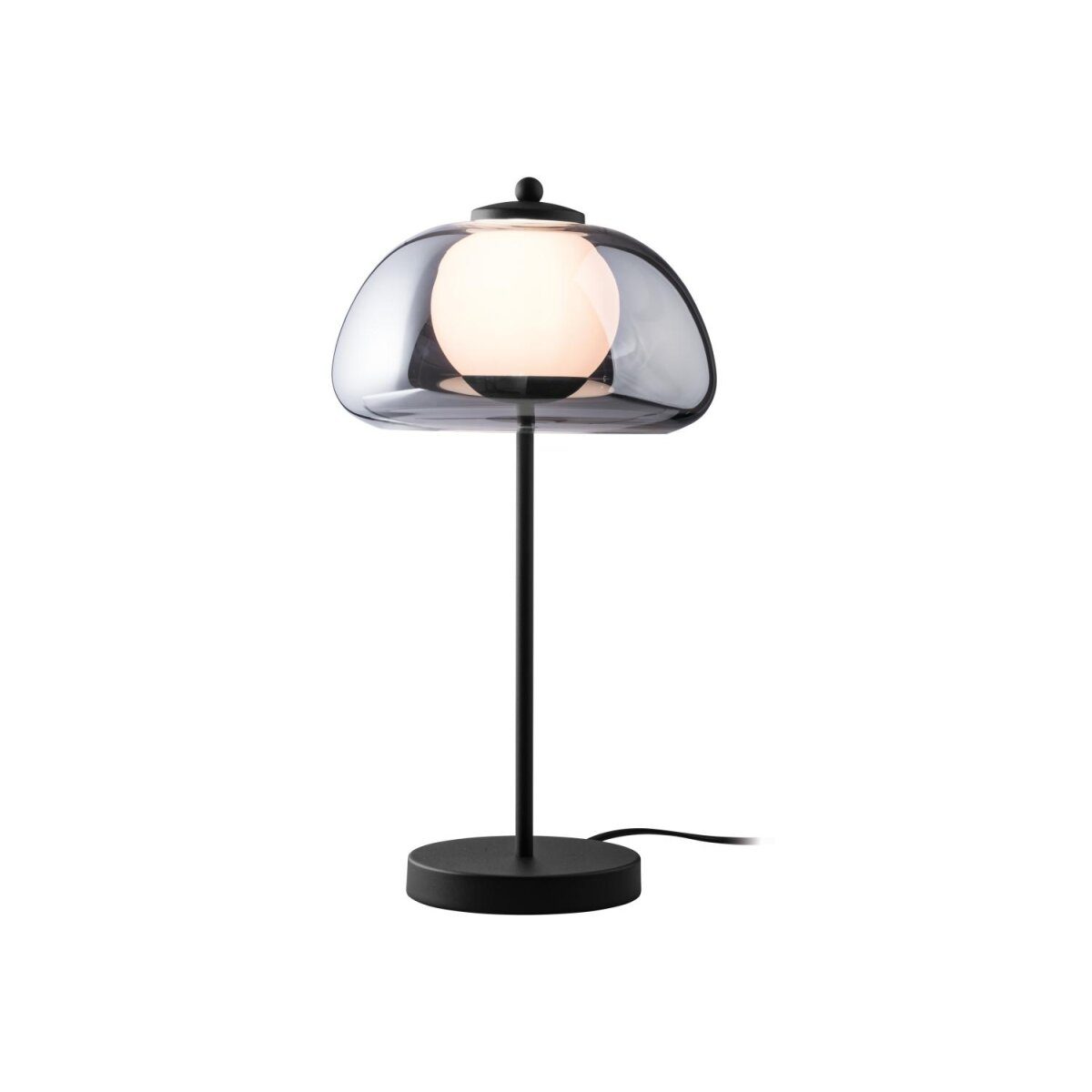 LIVARNO home LED table lamp, lampshade made of high-quality glass