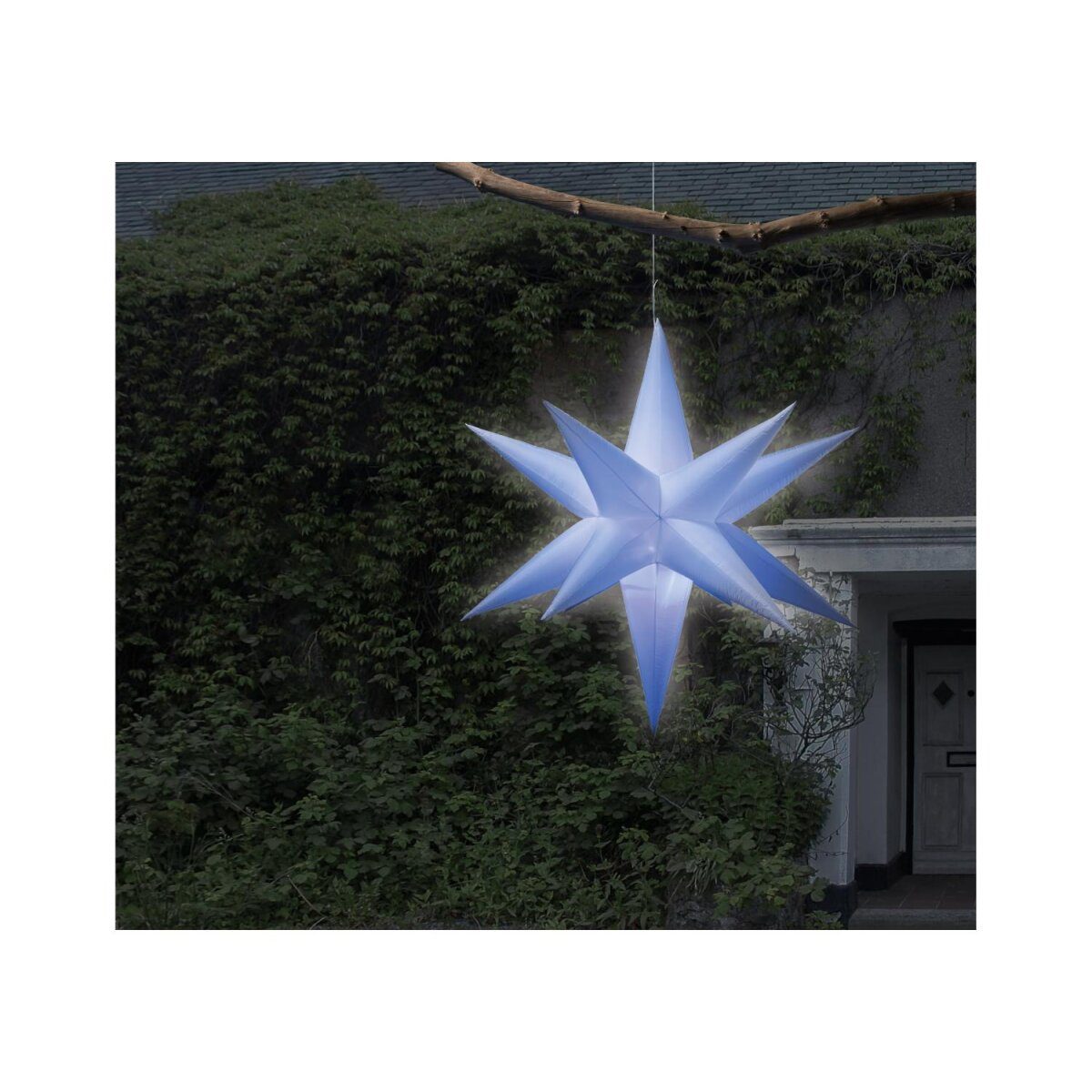 LIVARNO home Selbstaufblasender LED-Weihnachtsstern