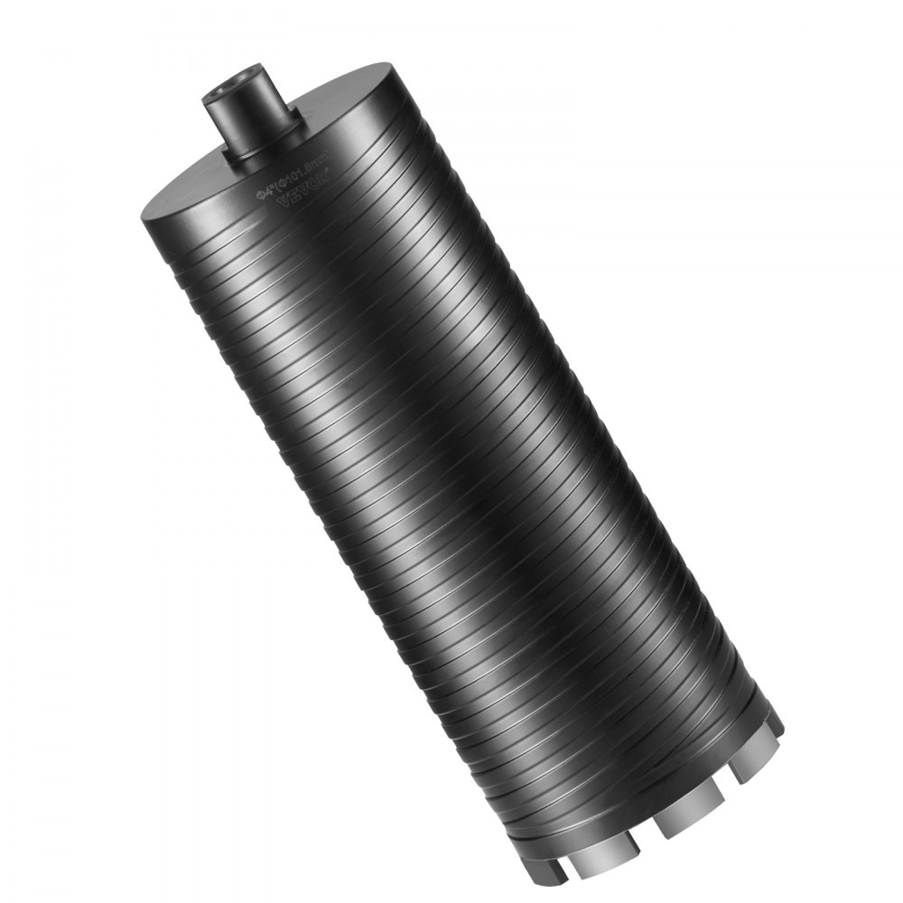 Kernboor, 101,6 mm natte/droge diamantkernboor voor bakstenen en blokken, betonkernboor met geleideboor en zaagblad, 241,3 mm boordiepte, 5/8"-11 binnendraad, laserlassen Kernboor, 101,6 mm natte/droge diamantkernboor voor bakstenen en blokken, betonkernboor met geleideboor en zaagblad, 241,3 mm boordiepte, 5/8"-11 binnendraad, laserlassen