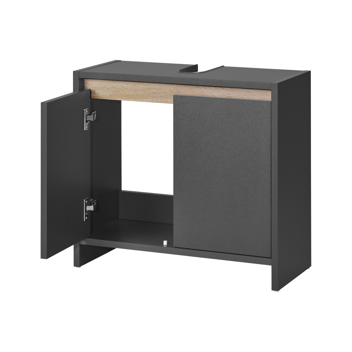 LIVARNO home Meuble vasque « Oslo » avec 2 portes, anthracite