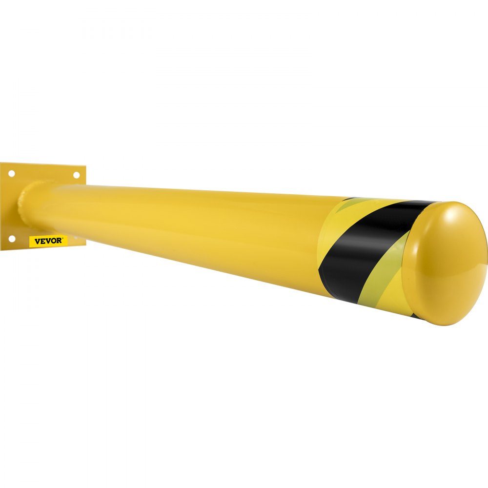 Lot de 2 bornes de sécurité de stationnement de 107 cm, poteaux de barrière de stationnement de 20 x 20 cm, poteaux de stationnement, poteaux de stationnement, poteaux de circulation, poteaux de rue, adaptés aux espaces intérieurs et extérieurs, parkings