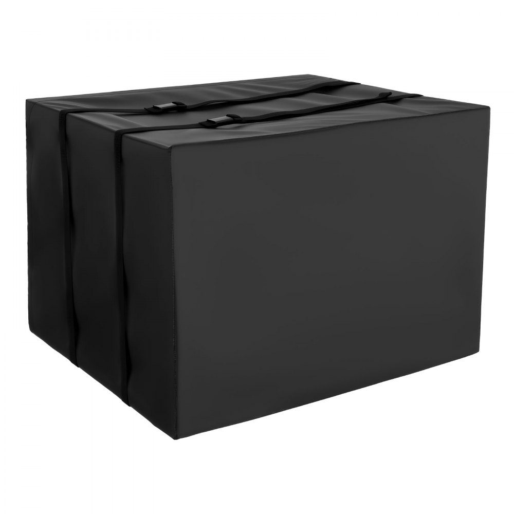 Air Conditioner Cover 530x400x380mm Outdoor Unit Cover Double Layer Waterproof Polyester Fabric Adjustable Shoulder Strap Universal Size for Outdoor Use