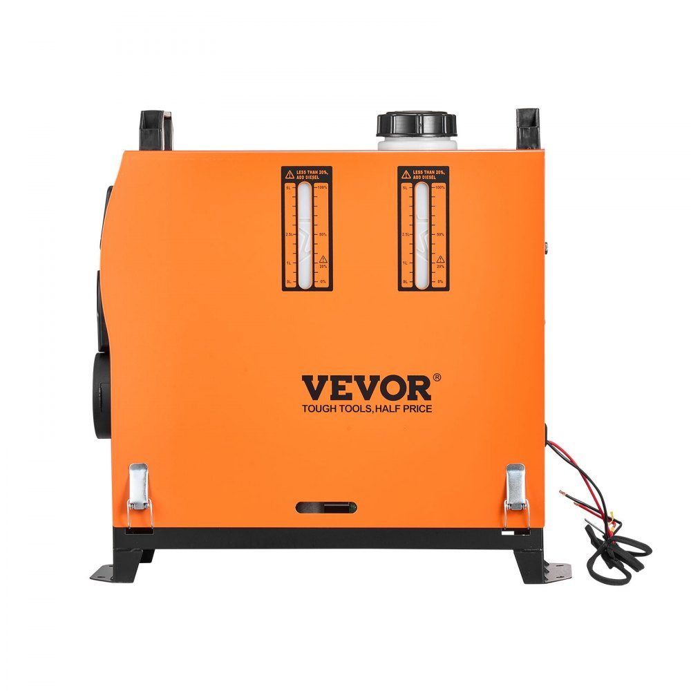 Diesel heater 5-8KW 12/24V with remote control, diesel additional air heater - quick heating with digital color display & voice announcement