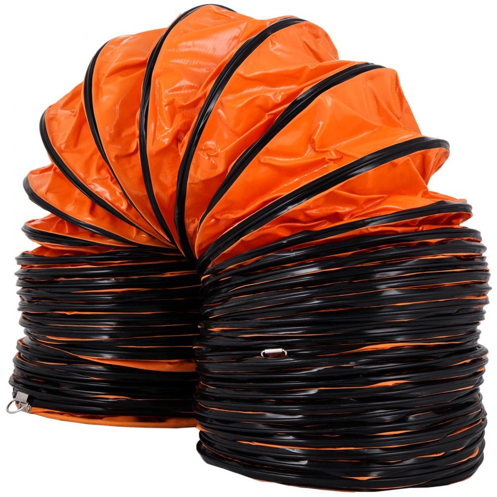 6kg air transport hose, 7.6m warm air hose, -20-180°F ventilation hose, 35 x 34 x 26cm construction site hose