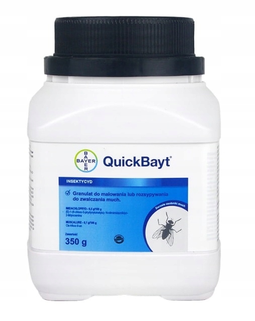 Bayer Quick Bayt Fly 350g na muchy gotowy do użycia w oborze mieszkalnej dla koni w rolnictwie Bayer Quick Bayt Fly 350g na muchy gotowy do użycia w oborze mieszkalnej dla koni w rolnictwie
