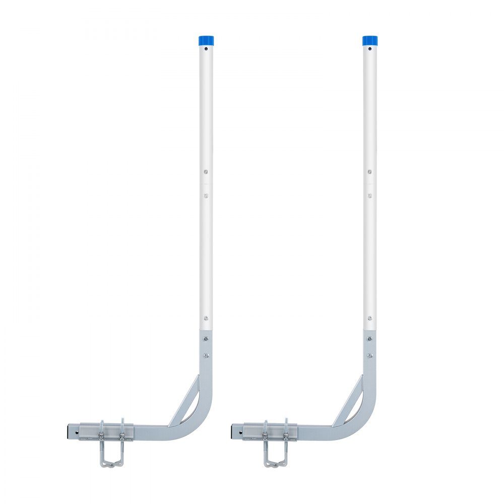 Bootsanhängerführung 775 mm / 1205 mm, 0–10 cm verstellbare Breite, Anhängerführung aus hochfestem Stahl mit PVC-Rohren, geeignet für Skiboote, kompakte Fischerboote, kleine Segelboote