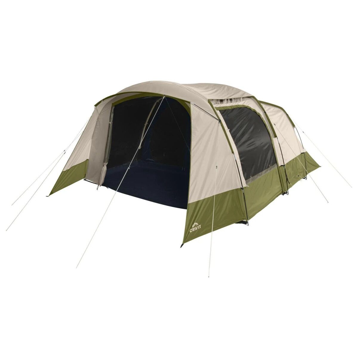 CRIVIT 5-persoons tent “APOLLO Campingtent 5” met verduisterde slaapcabines