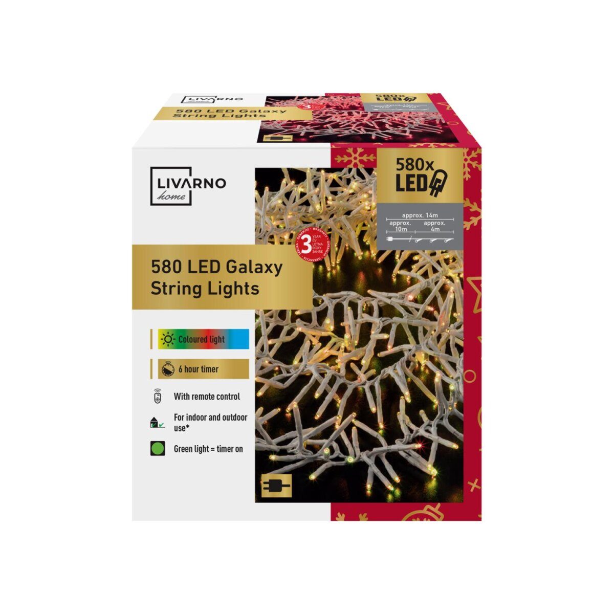 LIVARNO home LED galaxy lichtsnoer, 580 LED's