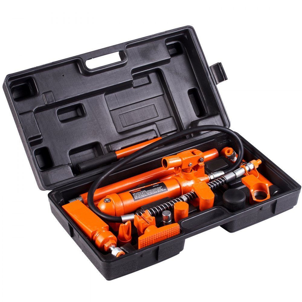 Hydraulische krik Luchtpomp 4T Luchthydraulische krik 125 mm lift Rood Inclusief 80/130/210/415 mm verlengstang Elektrostatisch poederspuiten Autoreparatie