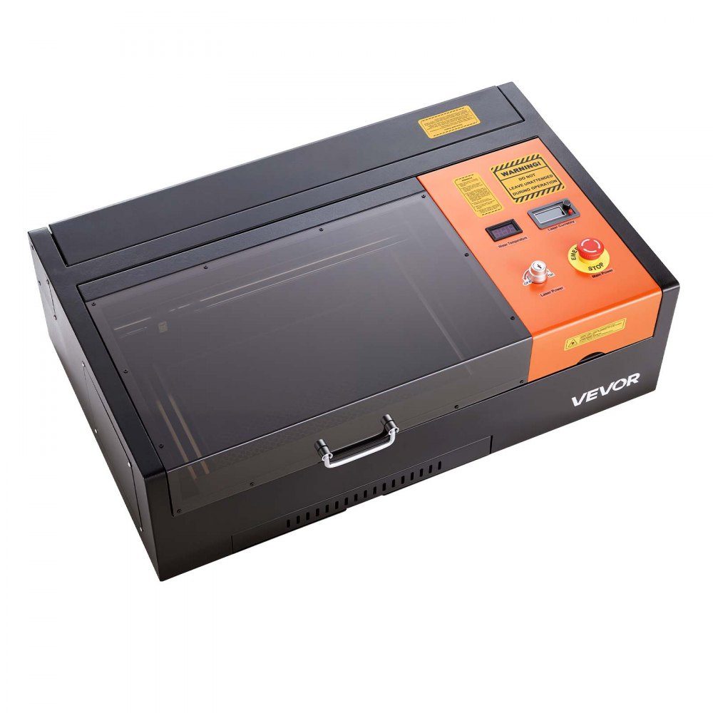 CO2 Laser Engraver 45W 300x200mm Tabletop CO2 Laser Engraving Machine with Rotary Axis Air Support Compatible with LightBurn, CorelDRAW and GRBL for Wood, Acrylic and Glass