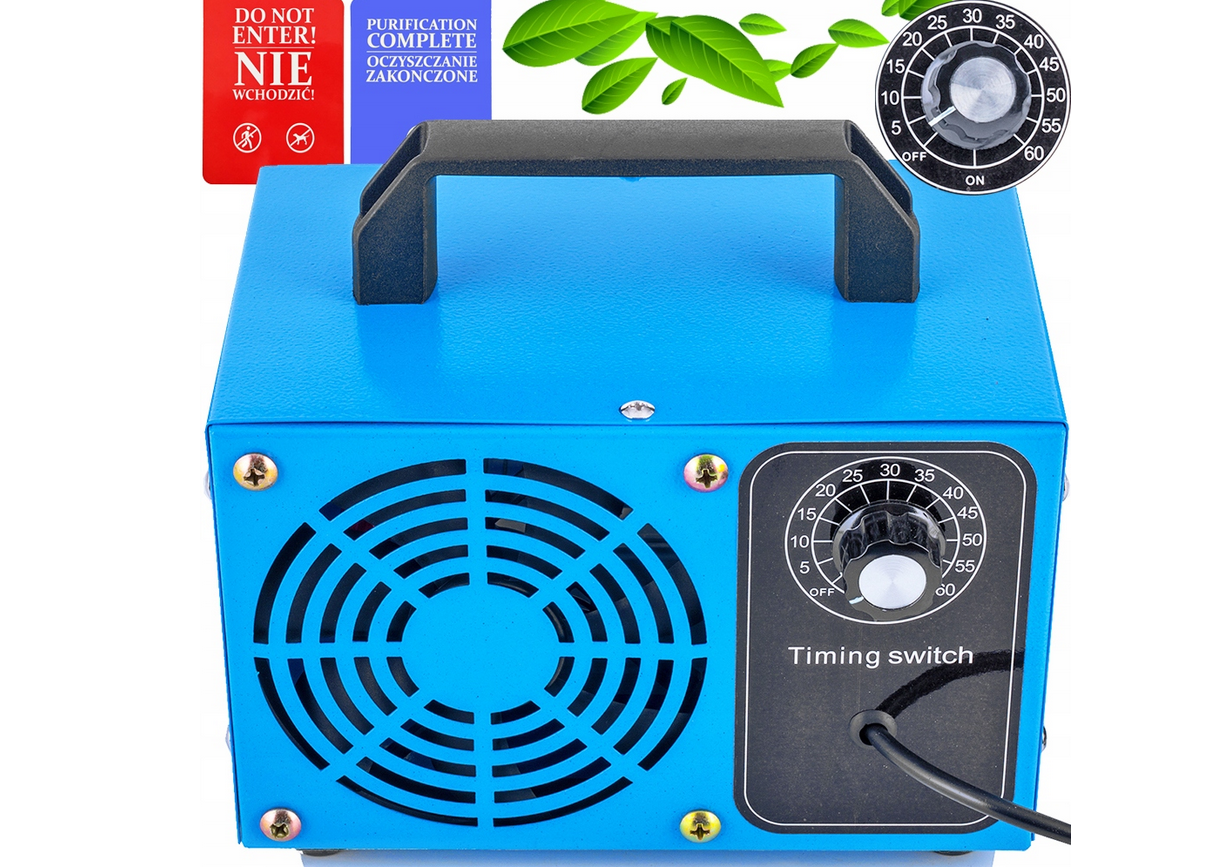 OZONE GENERATOR, OZONATOR, PURIFIER, TIMER, AIR PURIFIER