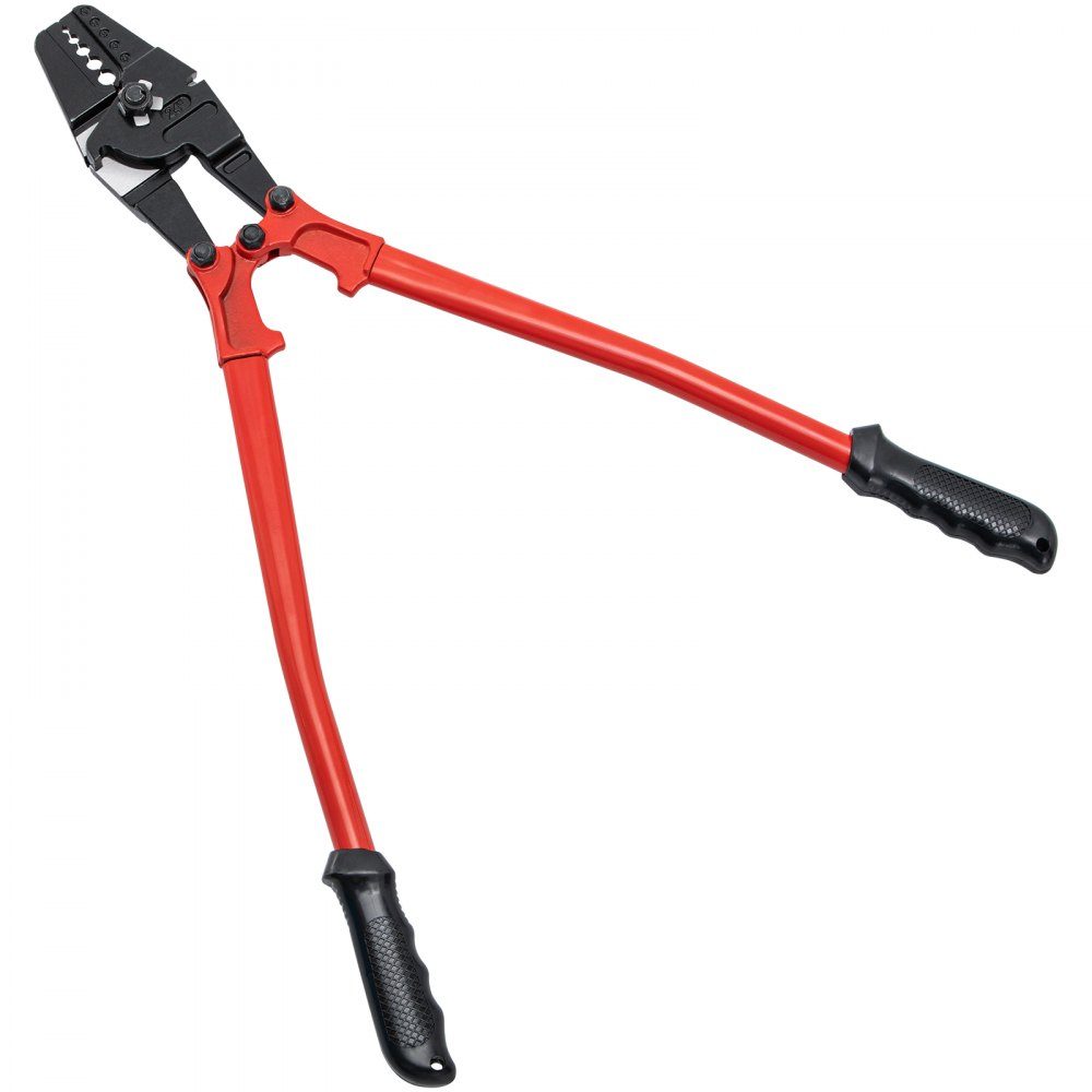 Crimping Tool 24" Crimping Tool Crimping Tool 1/16 3/32 1/8 5/32 3/16" 2 in 1 Tool Crimp Hand Cable Lugs Alloy Crimping Tool