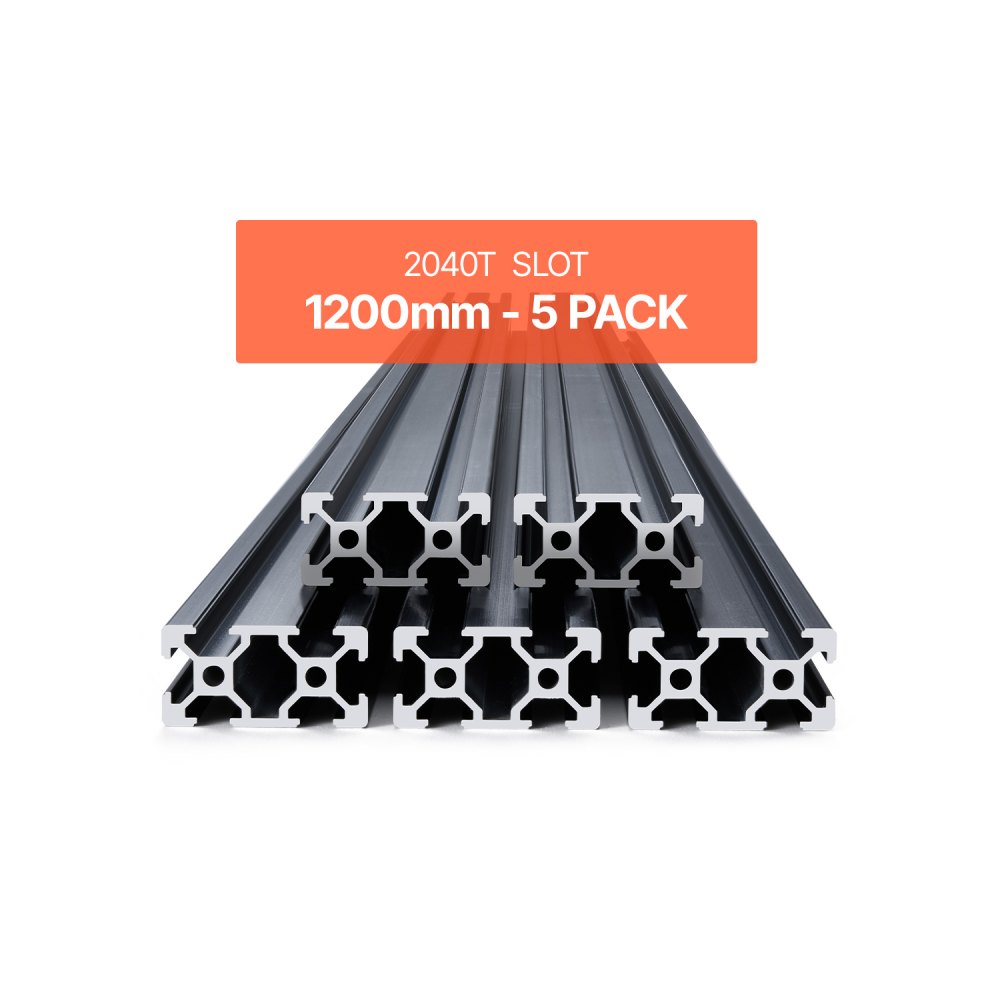 5pcs Aluminum Profile 1200mm T-Slot 2040 Aluminum Extruded Profile European Standard Anodized Linear Rail Groove Profile for 3D Printer CNC Machine DIY Laser Engraving Black 5pcs Aluminum Profile 1200mm T-Slot 2040 Aluminum Extruded Profile European Standard Anodized Linear Rail Groove Profile for 3D Printer CNC Machine DIY Laser Engraving Black