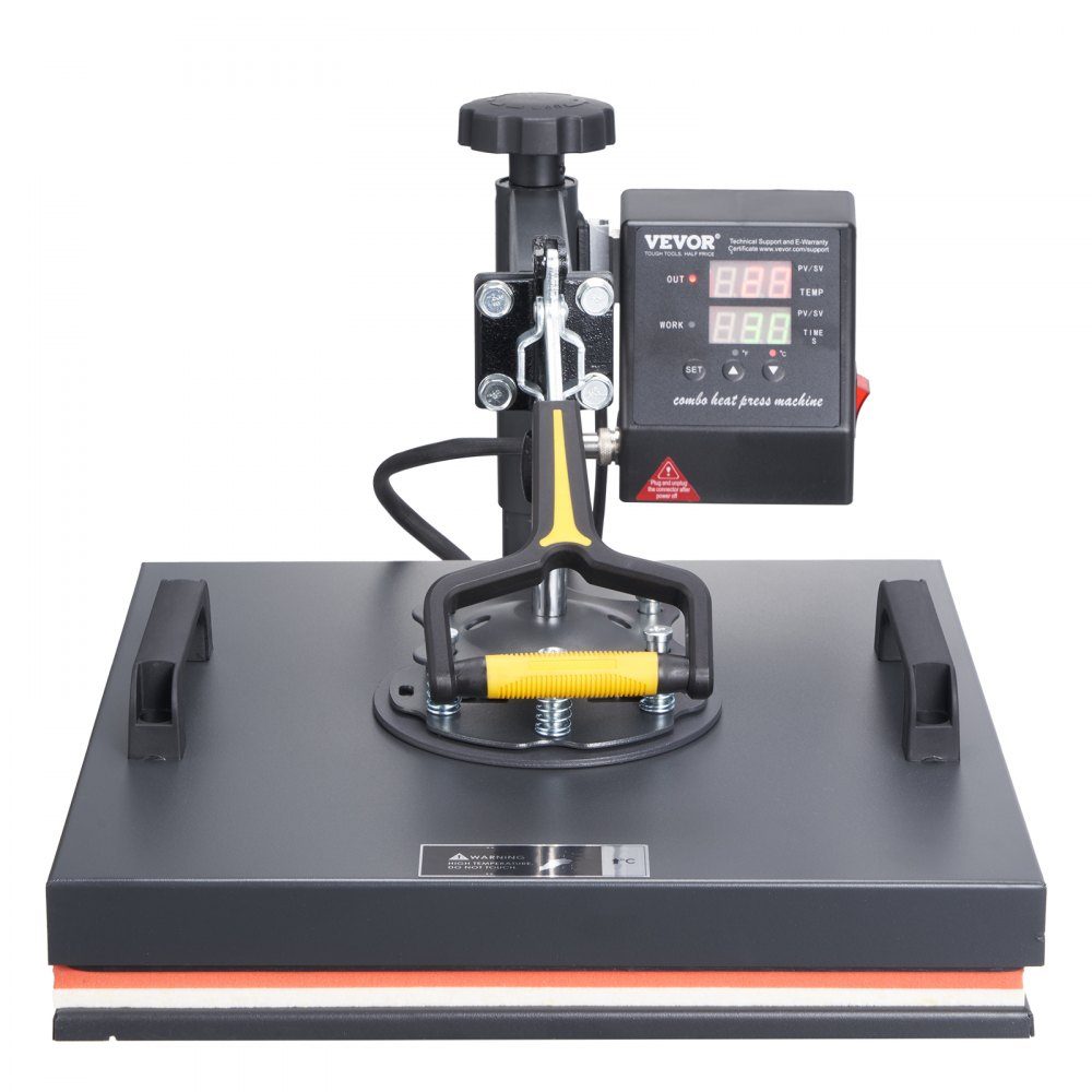 Transfer press 38 x 38 cm, transfer press 220 V, transfer press 1200 W, textile press 14 x 7.6 cm, shirt press max. 250 °C, sublimation press, hobby T-shirt press