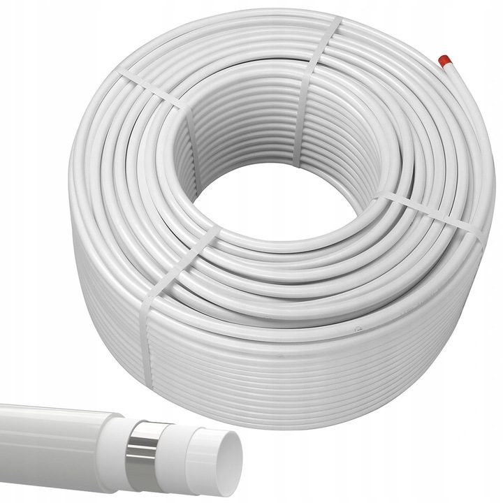Aluminium composietbuis, meerlagencomposietbuis PEX/AL/PE 16x2 200m metalen composietbuis, aluminium leggen vloerverwarming