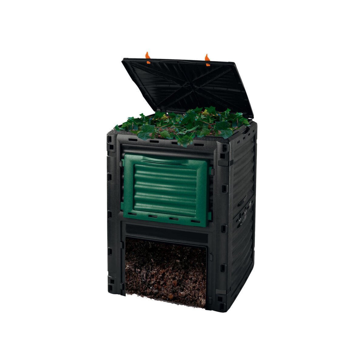 Composteur de jardin PARKSIDE®, 300 l, plastique, noir/vert, 61 x 61 x 83 cm Composteur de jardin PARKSIDE®, 300 l, plastique, noir/vert, 61 x 61 x 83 cm