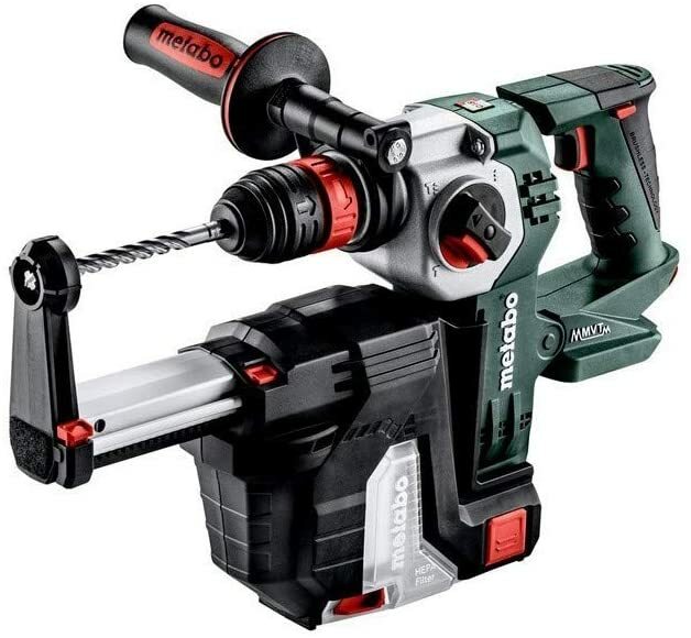 Kombimłotek akumulatorowy Metabo KHA 18 LTX BL 24 Q, zestaw bezszczotkowy z szybkozmiennym uchwytem (SDS plus/cylindryczny) - ze zintegrowanym odsysaniem Kombimłotek akumulatorowy Metabo KHA 18 LTX BL 24 Q, zestaw bezszczotkowy z szybkozmiennym uchwytem (SDS plus/cylindryczny) - ze zintegrowanym odsysaniem