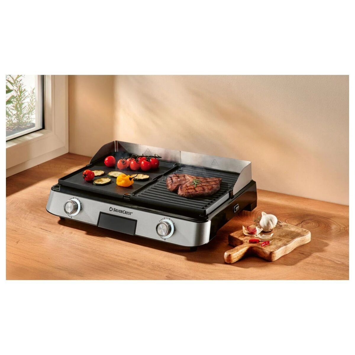 SILVERCREST® Tischgrill »EDS SETG 2000 B1« gut
