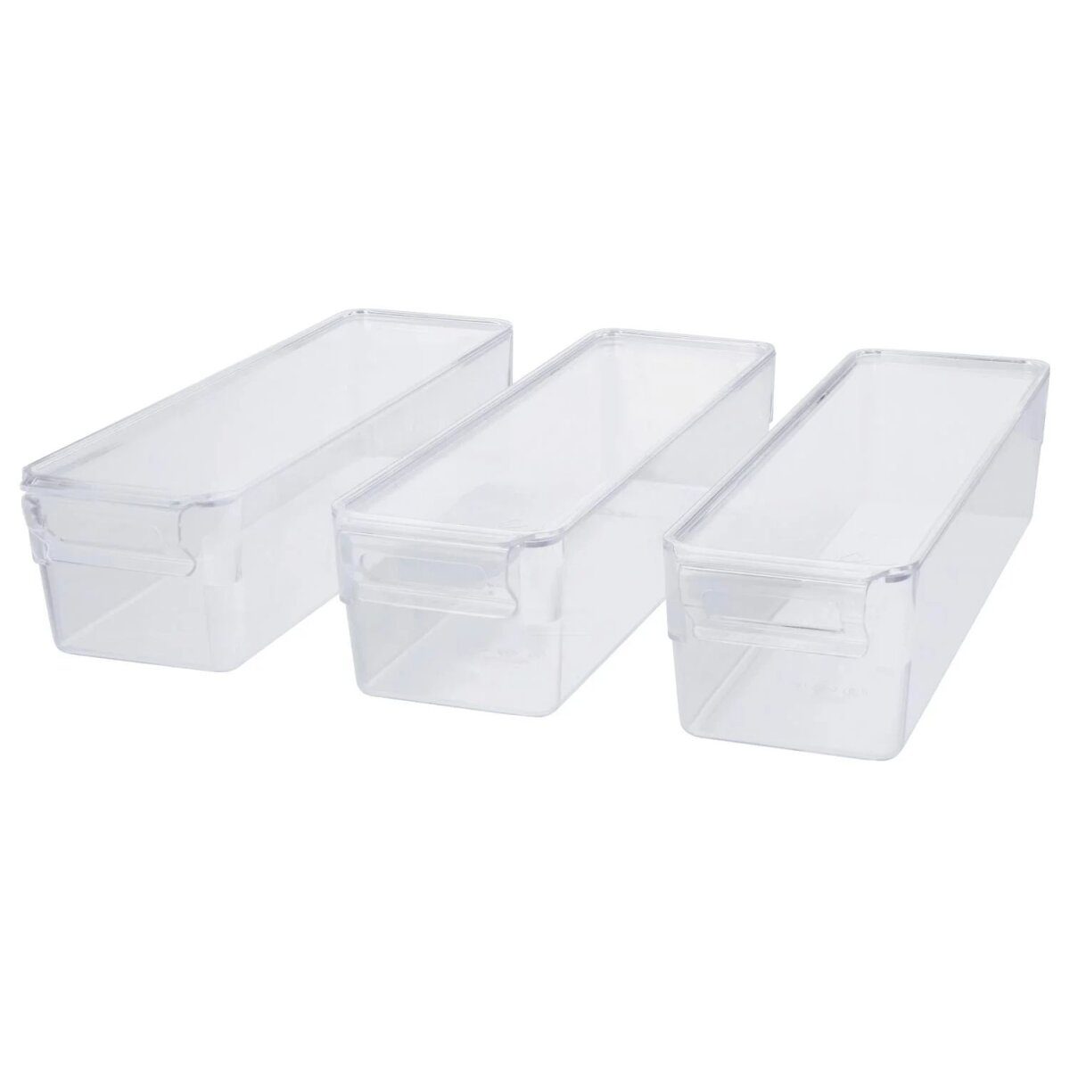Organisateur de réfrigérateur SILVERCREST® avec couvercle, lot de 3, 2 L