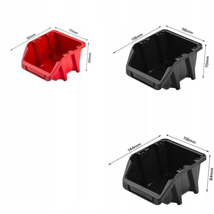 Workshop shelf tool wall 230x78 cm complete set