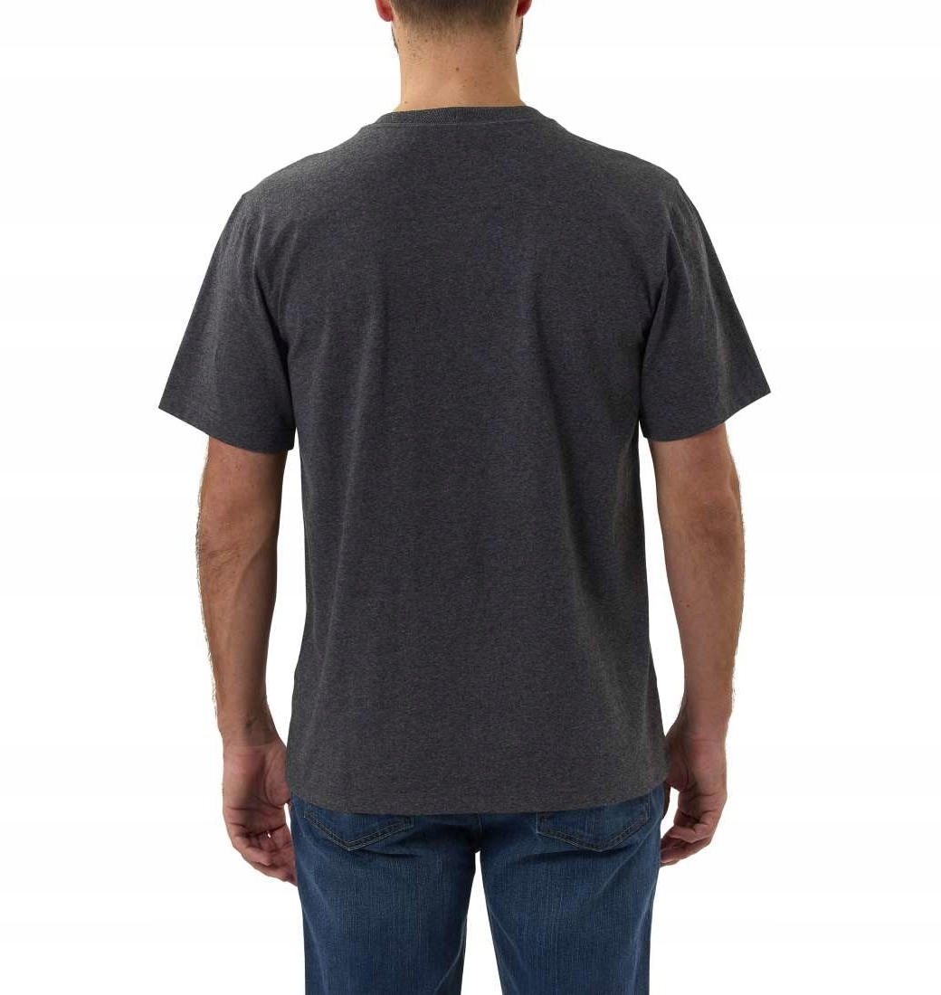 Carhartt Heren T-shirt Werkkleding Werkshirt met korte mouwen Zwaargewicht zak Carbon