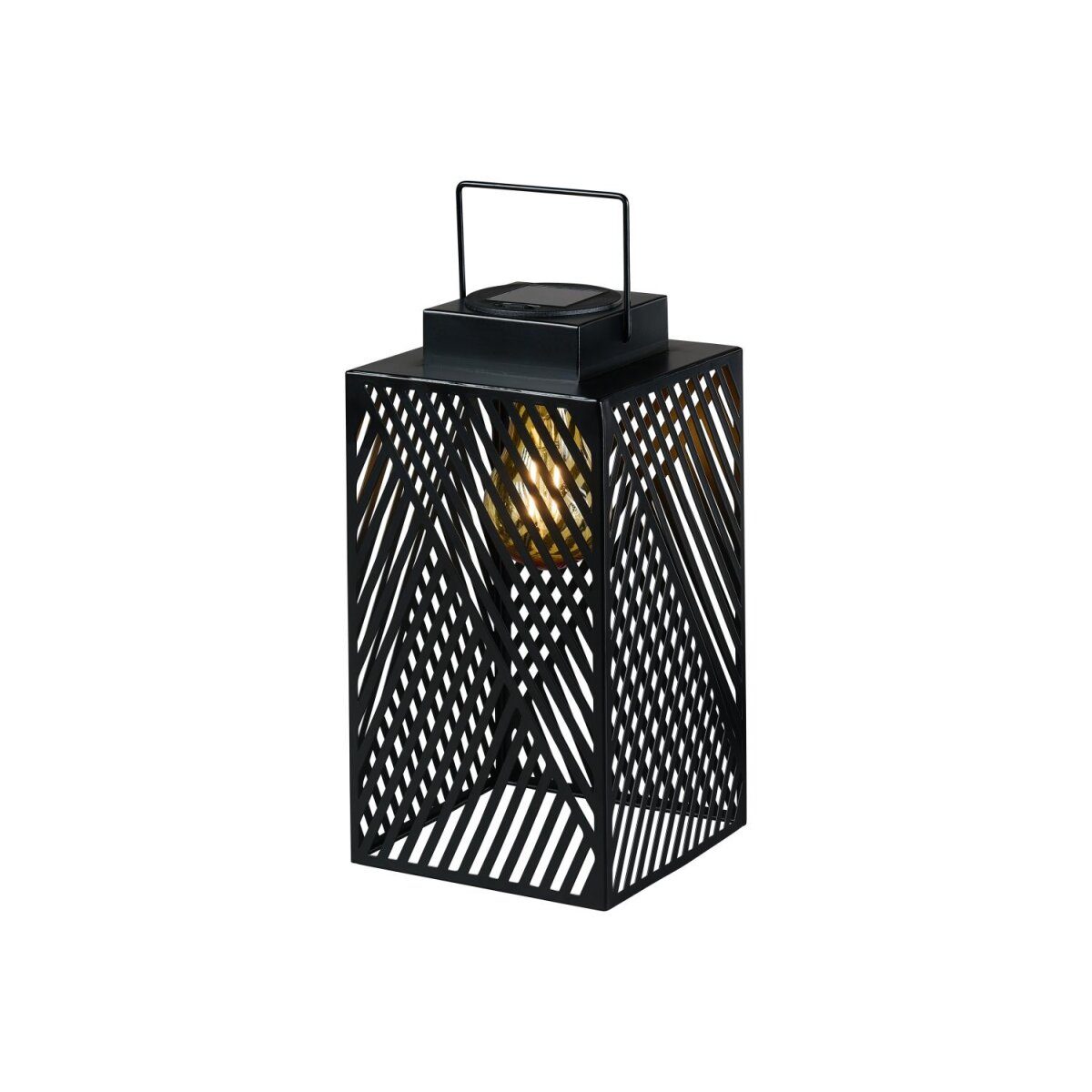 LIVARNO home LED-zonnelantaarn met ophangsysteem (zwart)