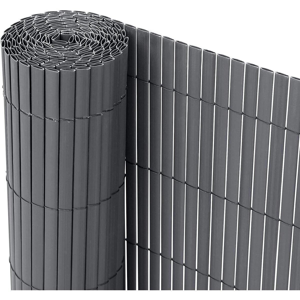 Ribelli privacyhek PVC ca. 1 x 3 meter antraciet Ribelli privacyhek PVC ca. 1 x 3 meter antraciet