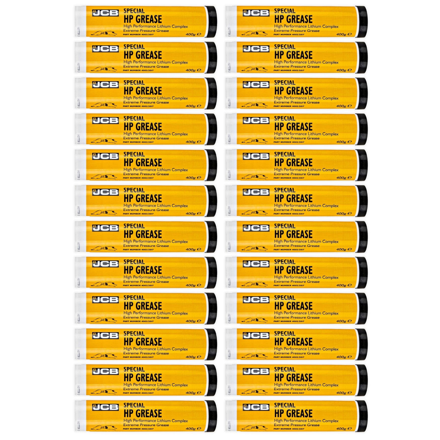 24 x JCB 4003/2017 Oryginalna tubka smaru HP 400 g 24 x JCB 4003/2017 Oryginalna tubka smaru HP 400 g