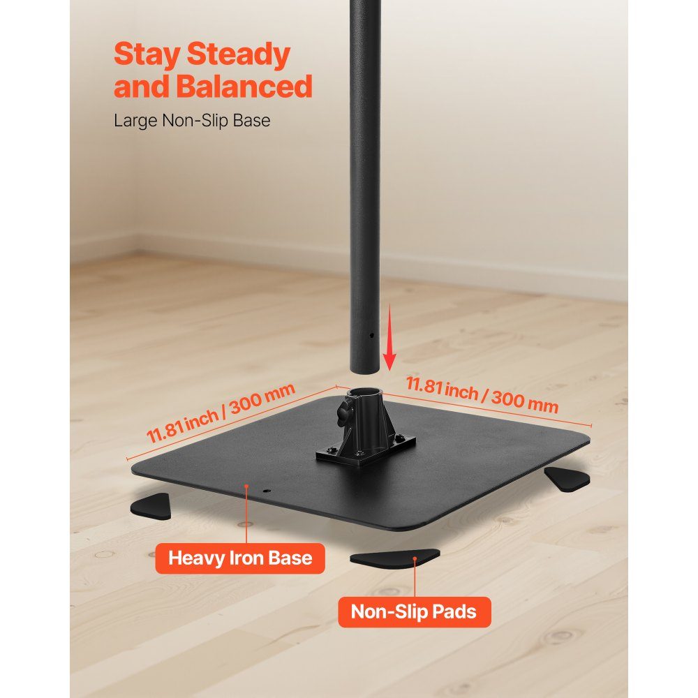 Projector Stand Projector Stand Height Adjustable 72-157cm, 360° Horizontal Rotating Floor Stand for Projector, Multifunctional Holder for Meetings, Outdoor Films 30 x 40 x 157cm