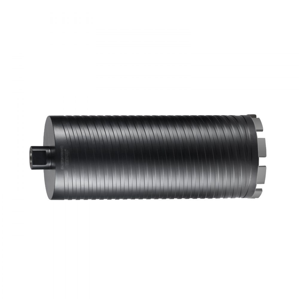 Diamond Core Drill, 108mm Wet/Dry Diamond Core Drill for Bricks and Blocks, Concrete Core Drill with Guide Drill and Saw Blade, 241.3mm Drilling Depth, 5/8"-11 Female Thread