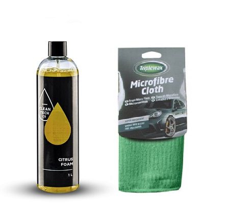 CLEANTECH CITRUS FOAM 1L + MICROFIBRA – Part No. HT-47436