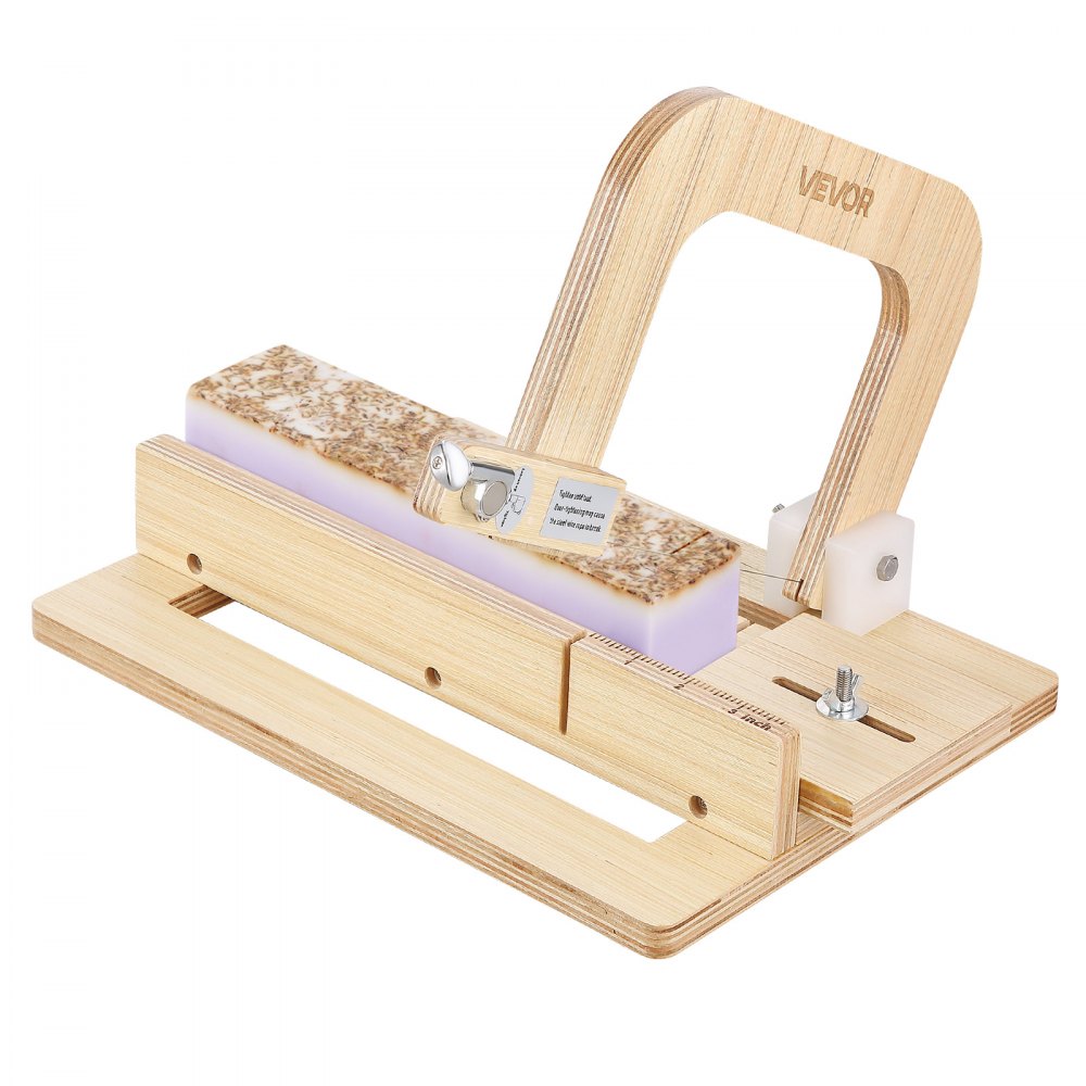 Soap Cutter 0-2 Inch Adjustable Thickness, Wooden Soap Cutter with Adjustable Wire Tension Stainless Steel, with Extra Wires, Multi-Handmade DIY Cutting Tool Soap Cutter 0-2 Inch Adjustable Thickness, Wooden Soap Cutter with Adjustable Wire Tension Stainless Steel, with Extra Wires, Multi-Handmade DIY Cutting Tool