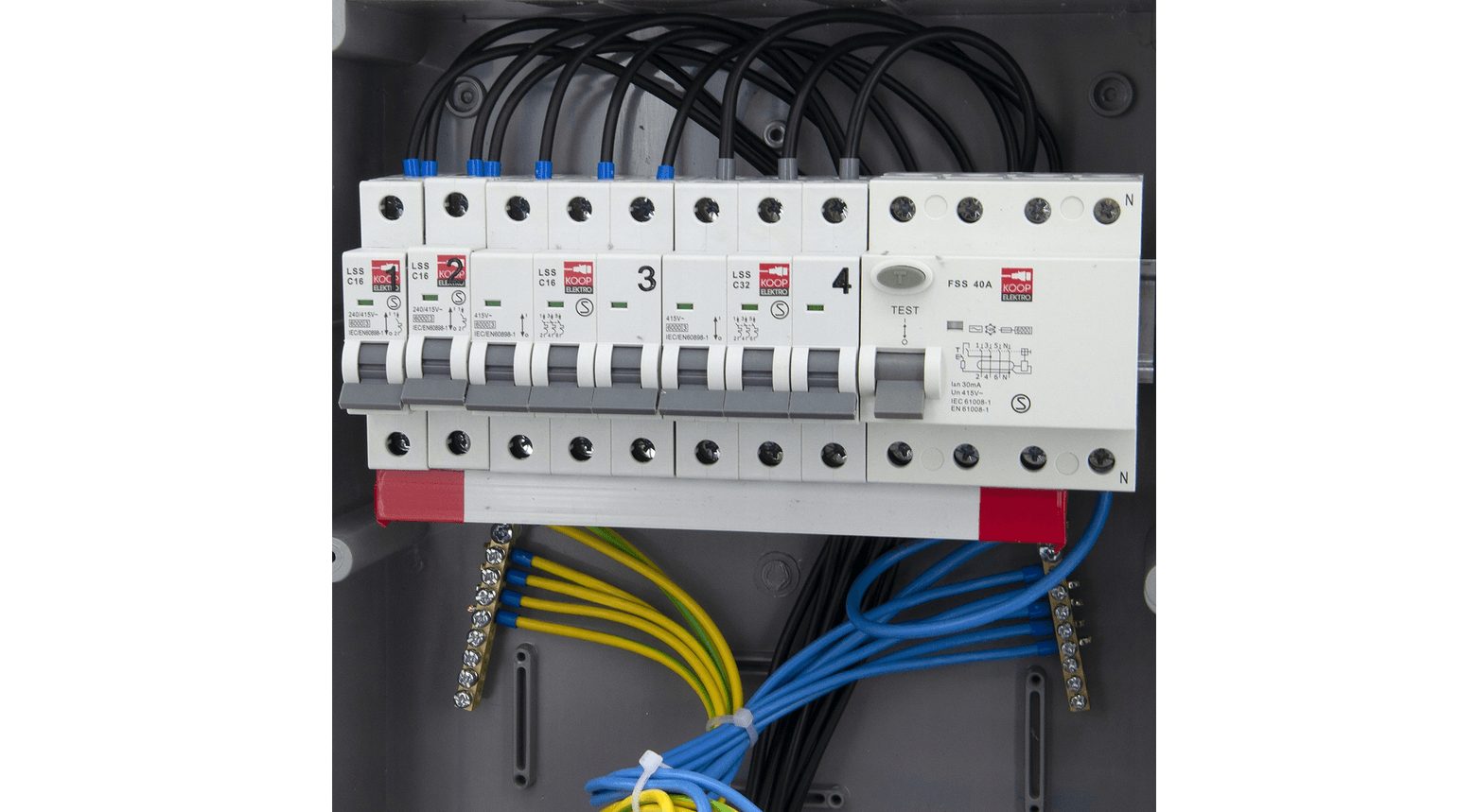 #SALE# Electrical wall distributor 32A 16A 4x230 construction kit