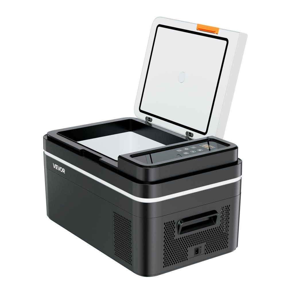 Compressor Cooler 22L 12/24V DC Electric Freezer Box with App Control, 100-240V AC Car Fridge for Camping Travel Truck Fishing 45W Thermoelectric Cooler Portable