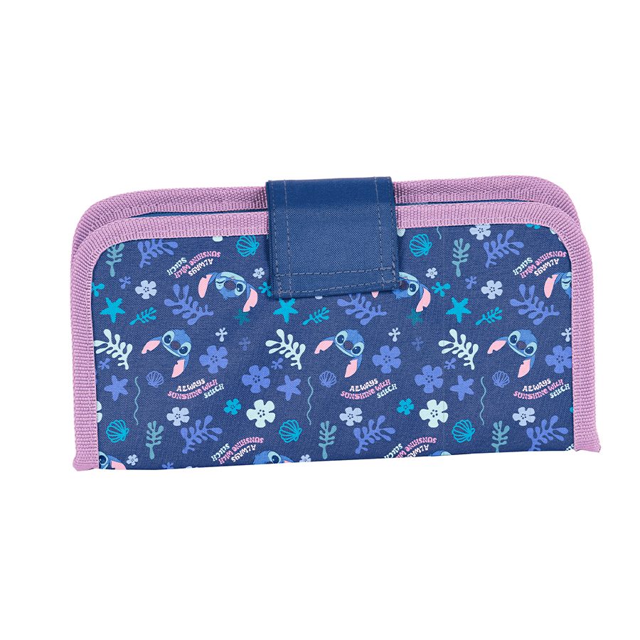 Stitch Collapsible Pencil Case Organizer - Coastal Cool